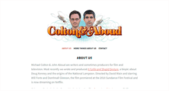 Desktop Screenshot of coltonaboud.com